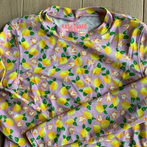 Crewcuts Lemon Print Rashguard